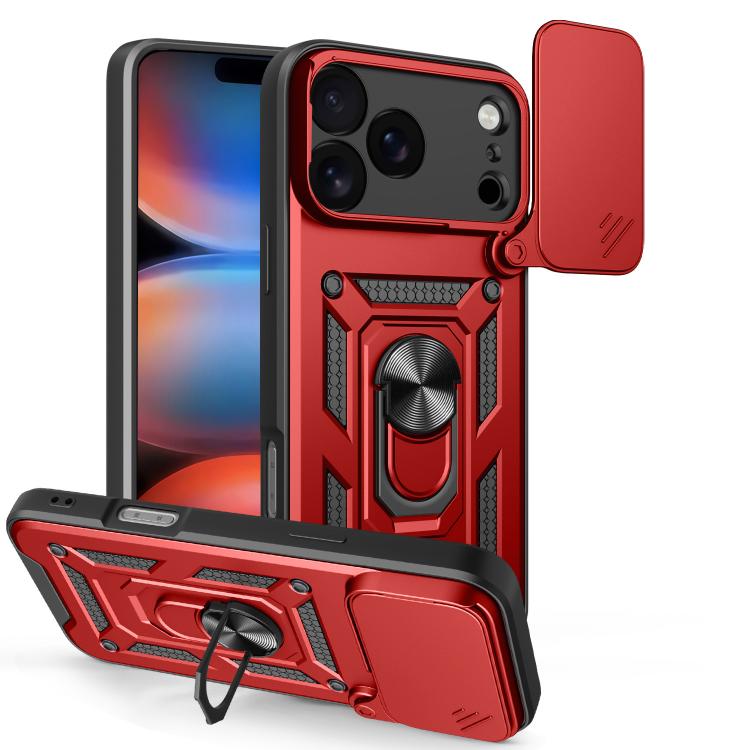 スライディングカメラカバー設計 TPU+PCスマホケース、iPhone 17e / 16e用、iPhone 17 Pro Max用、iPhone 17 Pro用、iPhone 17用、iPhone Air用、iPhone 16 Pro Max用