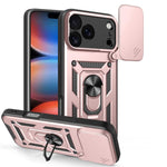 スライディングカメラカバー設計 TPU+PCスマホケース、iPhone 17e / 16e用、iPhone 17 Pro Max用、iPhone 17 Pro用、iPhone 17用、iPhone Air用、iPhone 16 Pro Max用