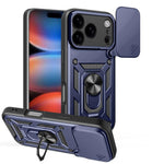 スライディングカメラカバー設計 TPU+PCスマホケース、iPhone 17e / 16e用、iPhone 17 Pro Max用、iPhone 17 Pro用、iPhone 17用、iPhone Air用、iPhone 16 Pro Max用