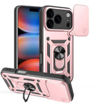 スライディングカメラカバー設計 TPU+PCスマホケース、iPhone 17e / 16e用、iPhone 17 Pro Max用、iPhone 17 Pro用、iPhone 17用、iPhone Air用、iPhone 16 Pro Max用