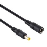 5.5 x 2.5mm 1対2 メスからオスプラグ DC電源スプリッターアダプター電源ケーブル、ケーブル長：70cm