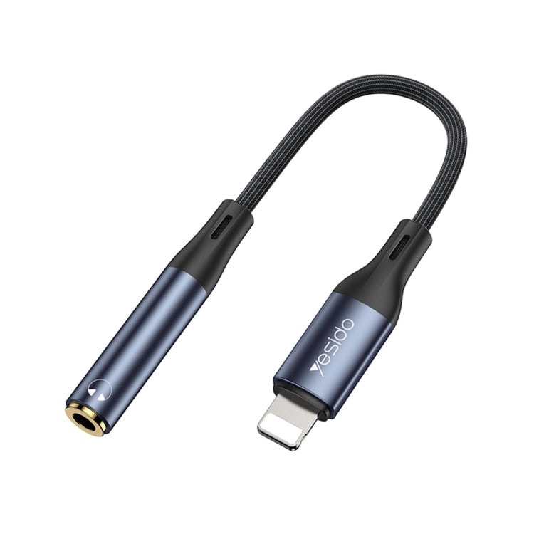 Yesido YAU37 8ピンから3.5mmメスオーディオアダプター、YAU37