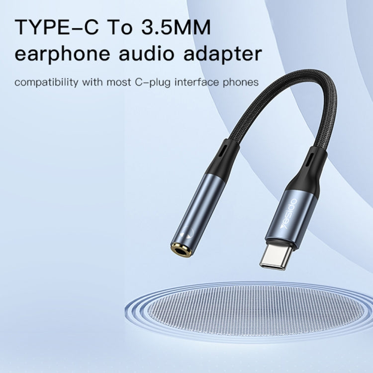 Yesido YAU38 Type-C から3.5mmメスオーディオアダプター、YAU38