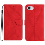 ステッチエンボスレザー製スマホケース、iPhone 17e / 16e用、iPhone 17 Pro Max用、iPhone 17 Pro用、iPhone 17用、iPhone Air用、iPhone 16 Pro Max用、iPhone 16 Pro用、iPhone 16 Plus用