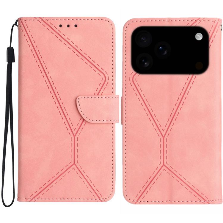 ステッチエンボスレザー製スマホケース、iPhone 17e / 16e用、iPhone 17 Pro Max用、iPhone 17 Pro用、iPhone 17用、iPhone Air用、iPhone 16 Pro Max用、iPhone 16 Pro用、iPhone 16 Plus用