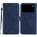 ステッチエンボスレザー製スマホケース、iPhone 17e / 16e用、iPhone 17 Pro Max用、iPhone 17 Pro用、iPhone 17用、iPhone Air用、iPhone 16 Pro Max用、iPhone 16 Pro用、iPhone 16 Plus用