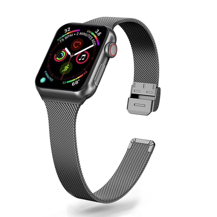 Milanese Stainless Steel Watchband, For Apple Watch Series 8&7 41mm / SE 2&6&SE&5&4 40mm / 3&2&1 38mm, For Apple Watch Ultra 49mm / Series 8&7 45mm / SE 2&6&SE&5&4 44mm / 3&2&1 42mm, For Apple Watch Series 7 45mm / 6 & SE & 5 & 4 44mm / 3 & 2 & 1 42mm ...