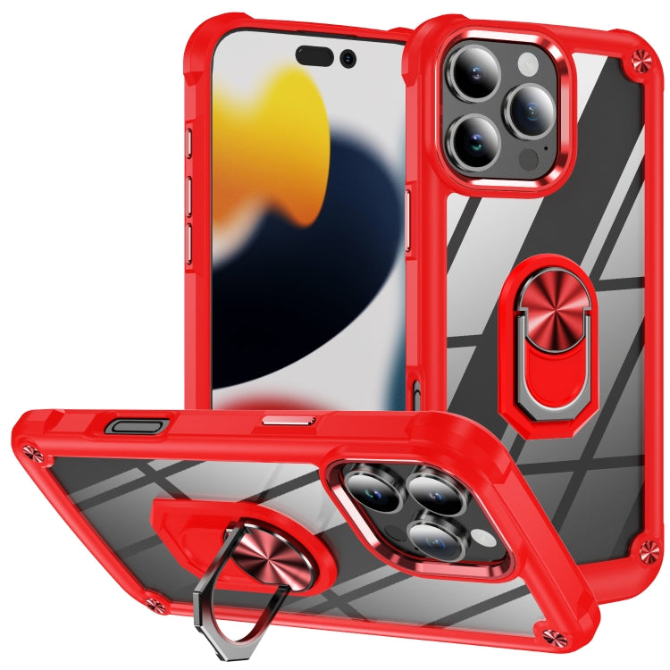 TPU + PCレンズ保護リングホルダー付きiPhoneケース、iPhone 17e / 16e用、iPhone 17 Pro Max用、iPhone 17用、iPhone Air用、iPhone 16 Pro Max用、iPhone 16 Pro用、iPhone 16 Plus用、iPhone 16用、iPhone 15 Pro Max用