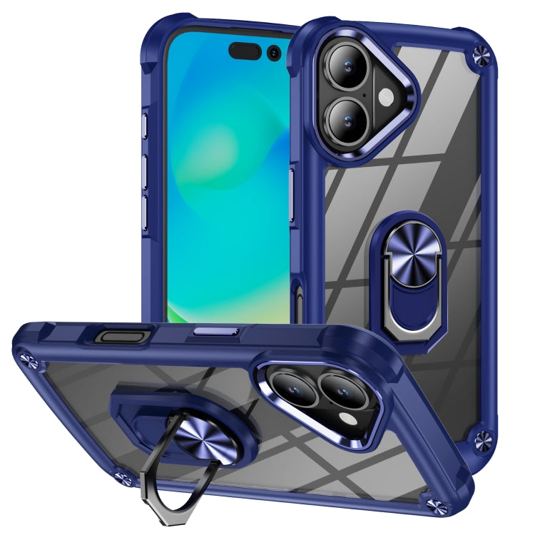 TPU + PCレンズ保護リングホルダー付きiPhoneケース、iPhone 17e / 16e用、iPhone 17 Pro Max用、iPhone 17用、iPhone Air用、iPhone 16 Pro Max用、iPhone 16 Pro用、iPhone 16 Plus用、iPhone 16用、iPhone 15 Pro Max用