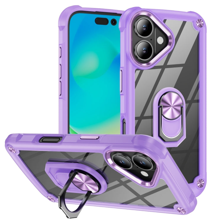 TPU + PCレンズ保護リングホルダー付きiPhoneケース、iPhone 17e / 16e用、iPhone 17 Pro Max用、iPhone 17用、iPhone Air用、iPhone 16 Pro Max用、iPhone 16 Pro用、iPhone 16 Plus用、iPhone 16用、iPhone 15 Pro Max用