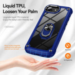 TPU + PCレンズ保護リングホルダー付きiPhoneケース、iPhone 17e / 16e用、iPhone 17 Pro Max用、iPhone 17用、iPhone Air用、iPhone 16 Pro Max用、iPhone 16 Pro用、iPhone 16 Plus用、iPhone 16用、iPhone 15 Pro Max用