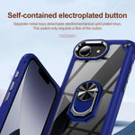 TPU + PCレンズ保護リングホルダー付きiPhoneケース、iPhone 17e / 16e用、iPhone 17 Pro Max用、iPhone 17用、iPhone Air用、iPhone 16 Pro Max用、iPhone 16 Pro用、iPhone 16 Plus用、iPhone 16用、iPhone 15 Pro Max用