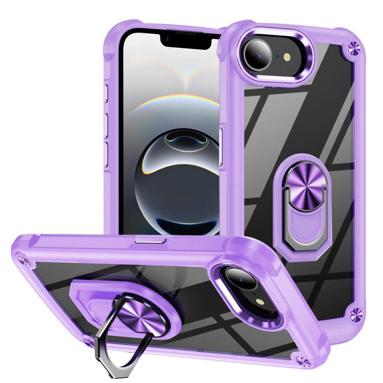 TPU + PCレンズ保護リングホルダー付きiPhoneケース、iPhone 17e / 16e用、iPhone 17 Pro Max用、iPhone 17用、iPhone Air用、iPhone 16 Pro Max用、iPhone 16 Pro用、iPhone 16 Plus用、iPhone 16用、iPhone 15 Pro Max用