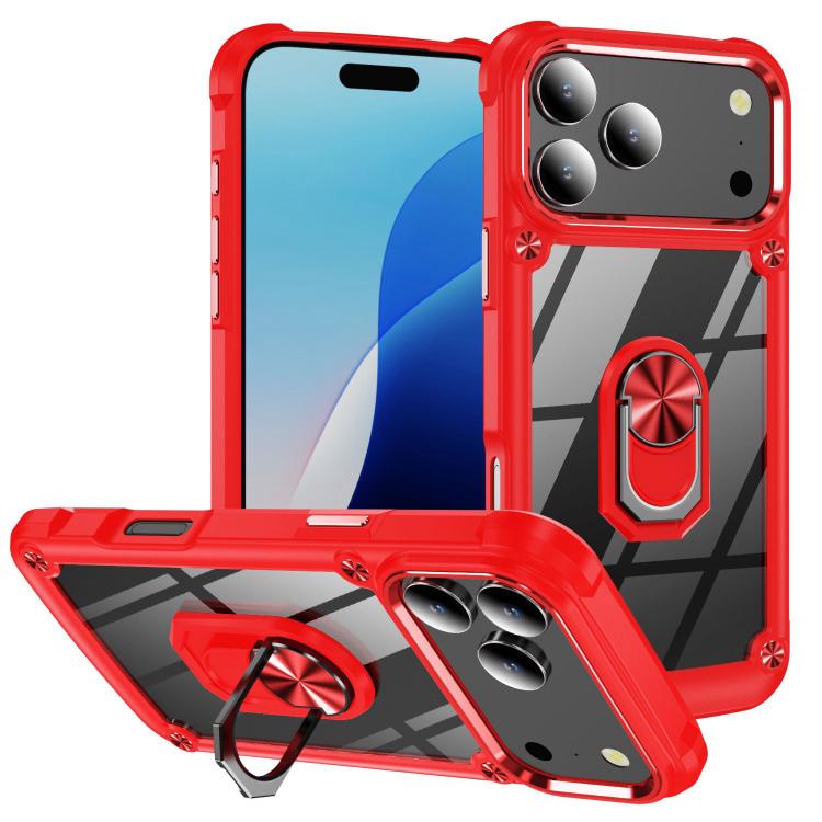 TPU + PCレンズ保護リングホルダー付きiPhoneケース、iPhone 17e / 16e用、iPhone 17 Pro Max用、iPhone 17用、iPhone Air用、iPhone 16 Pro Max用、iPhone 16 Pro用、iPhone 16 Plus用、iPhone 16用、iPhone 15 Pro Max用