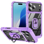 TPU + PCレンズ保護リングホルダー付きiPhoneケース、iPhone 17e / 16e用、iPhone 17 Pro Max用、iPhone 17用、iPhone Air用、iPhone 16 Pro Max用、iPhone 16 Pro用、iPhone 16 Plus用、iPhone 16用、iPhone 15 Pro Max用