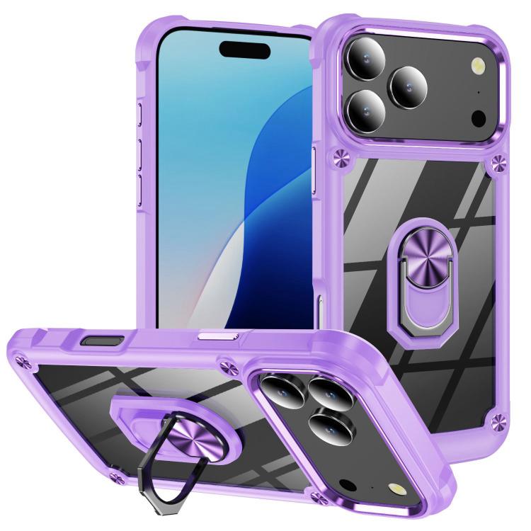 TPU + PCレンズ保護リングホルダー付きiPhoneケース、iPhone 17e / 16e用、iPhone 17 Pro Max用、iPhone 17用、iPhone Air用、iPhone 16 Pro Max用、iPhone 16 Pro用、iPhone 16 Plus用、iPhone 16用、iPhone 15 Pro Max用