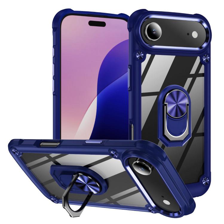 TPU + PCレンズ保護リングホルダー付きiPhoneケース、iPhone 17e / 16e用、iPhone 17 Pro Max用、iPhone 17用、iPhone Air用、iPhone 16 Pro Max用、iPhone 16 Pro用、iPhone 16 Plus用、iPhone 16用、iPhone 15 Pro Max用
