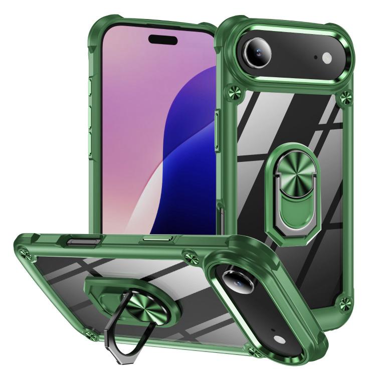 TPU + PCレンズ保護リングホルダー付きiPhoneケース、iPhone 17e / 16e用、iPhone 17 Pro Max用、iPhone 17用、iPhone Air用、iPhone 16 Pro Max用、iPhone 16 Pro用、iPhone 16 Plus用、iPhone 16用、iPhone 15 Pro Max用