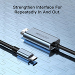 Yesido HM10 USB-C / Type-CからHDMI HDアダプターケーブル、HM10