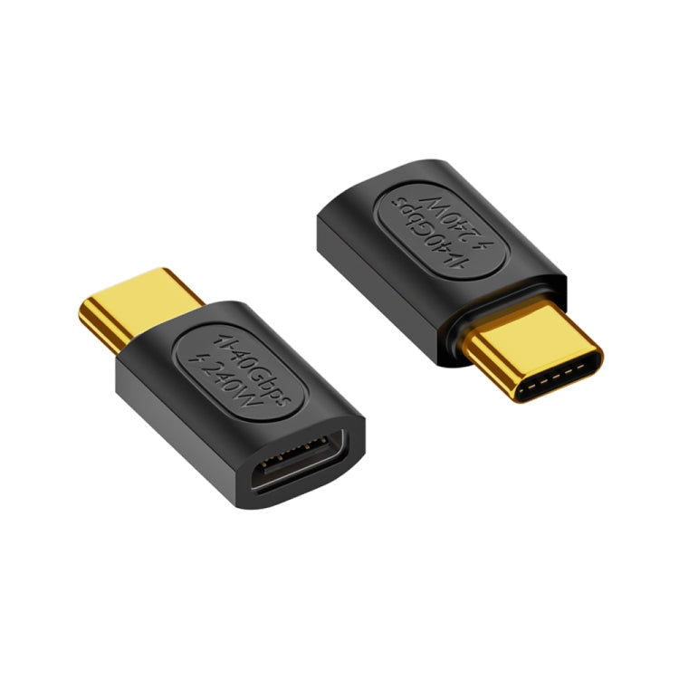 40Gbps 240W USB-C / Type-CメスからUSB-C / Type-Cメスストレートアダプター、ストレートアダプター
