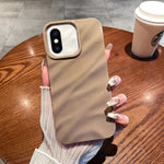 Solid Color Wave Texture TPU Phone Case, For iPhone X / XS, For iPhone XR, For iPhone XS Max