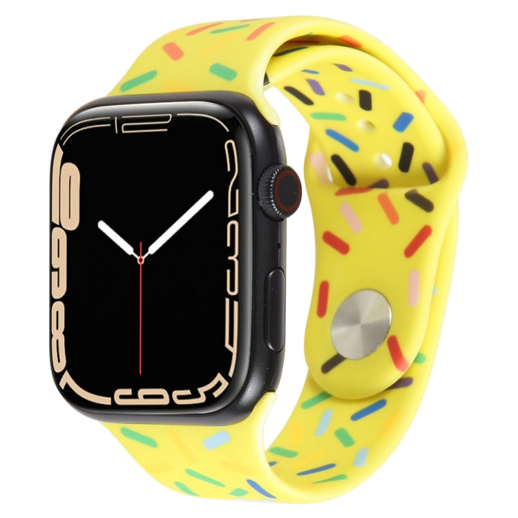 レインボードロップシリコンウォッチバンド Apple Watch 3 38mm用、Apple Watch 3 42mm用、Apple Watch 2 42mm用、Apple Watch 2 38mm用