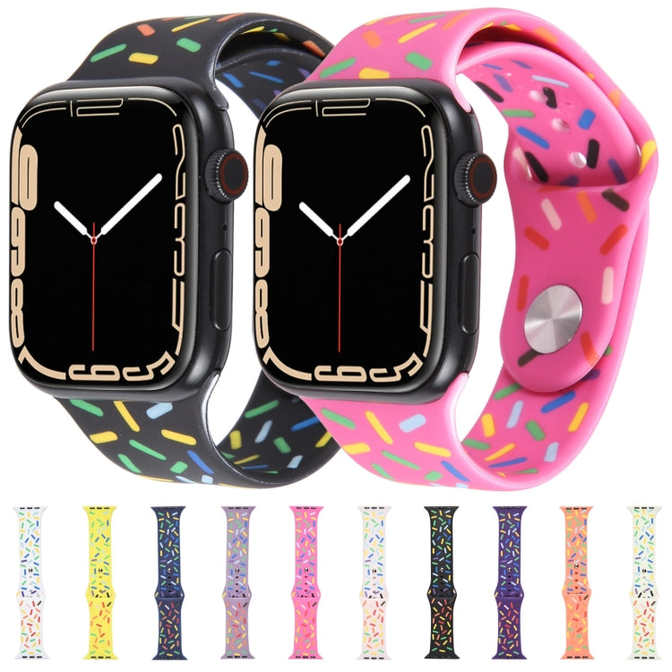 レインボードロップシリコンウォッチバンド Apple Watch 3 38mm用、Apple Watch 3 42mm用、Apple Watch 2 42mm用、Apple Watch 2 38mm用