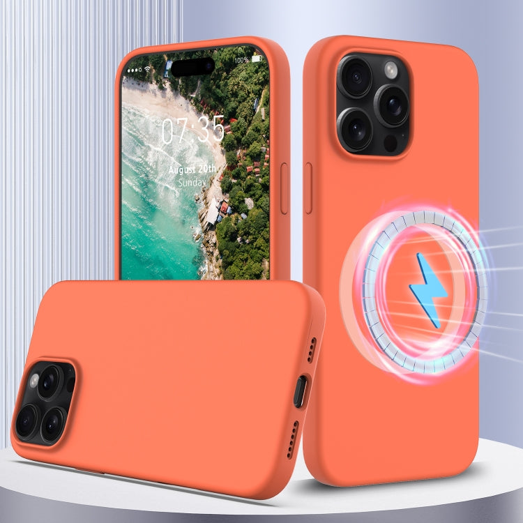 衝撃吸収シリコンMagsafe対応スマホケース、iPhone 16 Pro Max用、iPhone 16 Pro用、iPhone 16 Plus用、iPhone 16用、iPhone 15 Pro Max用