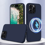 衝撃吸収シリコンMagsafe対応スマホケース、iPhone 16 Pro Max用、iPhone 16 Pro用、iPhone 16 Plus用、iPhone 16用、iPhone 15 Pro Max用