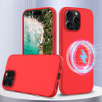 衝撃吸収シリコンMagsafe対応スマホケース、iPhone 16 Pro Max用、iPhone 16 Pro用、iPhone 16 Plus用、iPhone 16用、iPhone 15 Pro Max用