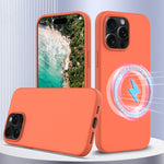 衝撃吸収シリコンMagsafe対応スマホケース、iPhone 16 Pro Max用、iPhone 16 Pro用、iPhone 16 Plus用、iPhone 16用、iPhone 15 Pro Max用