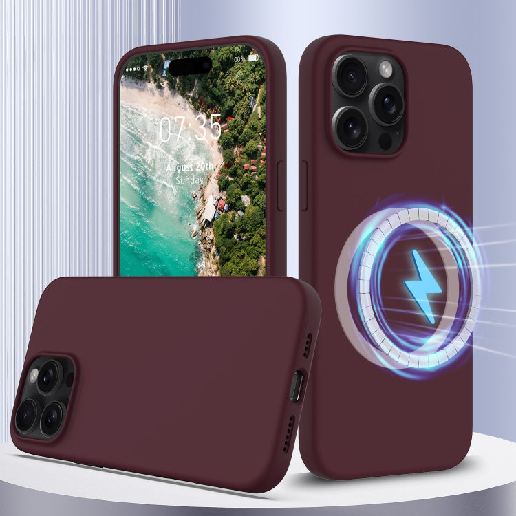 衝撃吸収シリコンMagsafe対応スマホケース、iPhone 16 Pro Max用、iPhone 16 Pro用、iPhone 16 Plus用、iPhone 16用、iPhone 15 Pro Max用