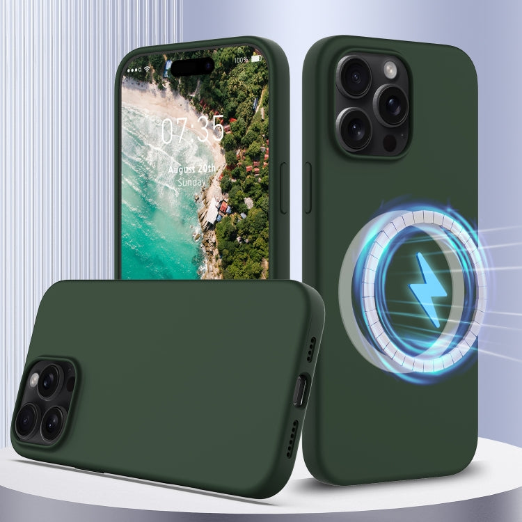 衝撃吸収シリコンMagsafe対応スマホケース、iPhone 16 Pro Max用、iPhone 16 Pro用、iPhone 16 Plus用、iPhone 16用、iPhone 15 Pro Max用