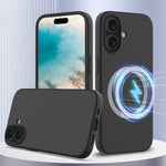 衝撃吸収シリコンMagsafe対応スマホケース、iPhone 16 Pro Max用、iPhone 16 Pro用、iPhone 16 Plus用、iPhone 16用、iPhone 15 Pro Max用