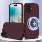 衝撃吸収シリコンMagsafe対応スマホケース、iPhone 16 Pro Max用、iPhone 16 Pro用、iPhone 16 Plus用、iPhone 16用、iPhone 15 Pro Max用