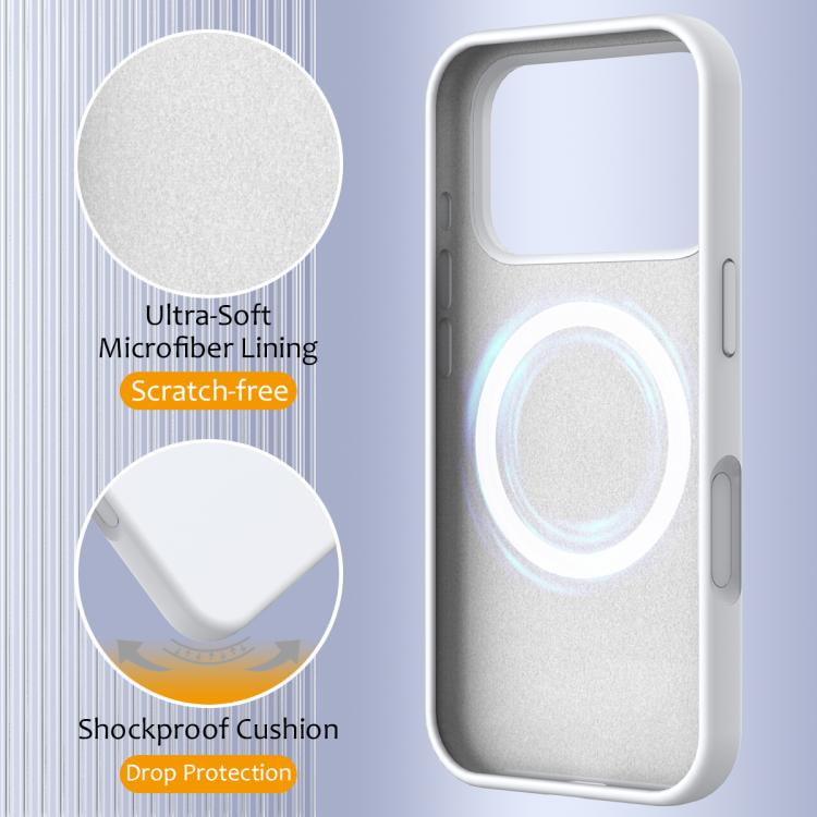 衝撃吸収シリコンMagSafe対応iPhoneケース、iPhone 17e / 16e用、iPhone 17 Pro Max用、iPhone 17 Pro用、iPhone 17用、iPhone Air用