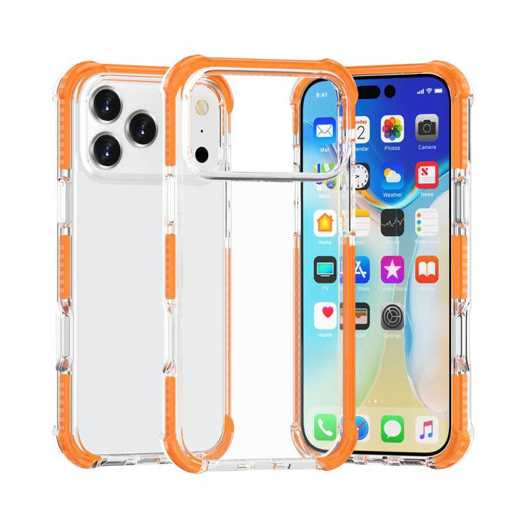 四隅衝撃吸収TPUハイブリッドアクリルスマホケース、iPhone 17 Pro Max用、iPhone 17 Pro用、iPhone 17用、iPhone Air用