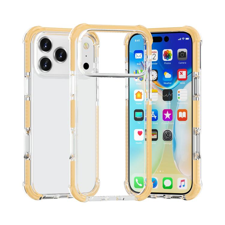 四隅衝撃吸収TPUハイブリッドアクリルスマホケース、iPhone 17 Pro Max用、iPhone 17 Pro用、iPhone 17用、iPhone Air用