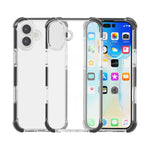 四隅衝撃吸収TPUハイブリッドアクリルスマホケース、iPhone 17 Pro Max用、iPhone 17 Pro用、iPhone 17用、iPhone Air用