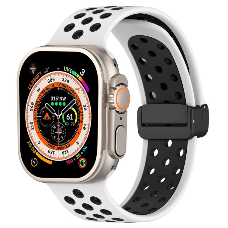 マグネットバックルシリコン製時計バンド、Apple Watch Ultra 49mm用、Apple Watch SE 2023 44mm用、Apple Watch SE 2023 40mm用