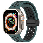 マグネットバックルシリコン製時計バンド、Apple Watch Ultra 49mm用、Apple Watch SE 2023 44mm用、Apple Watch SE 2023 40mm用