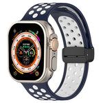 マグネットバックルシリコン製時計バンド、Apple Watch Ultra 49mm用、Apple Watch SE 2023 44mm用、Apple Watch SE 2023 40mm用