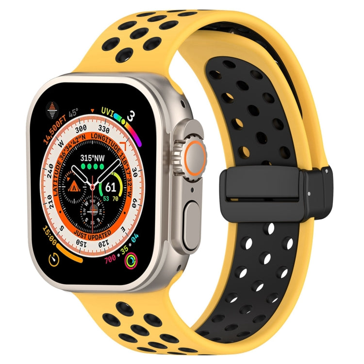 マグネットバックルシリコン製時計バンド、Apple Watch Ultra 49mm用、Apple Watch SE 2023 44mm用、Apple Watch SE 2023 40mm用