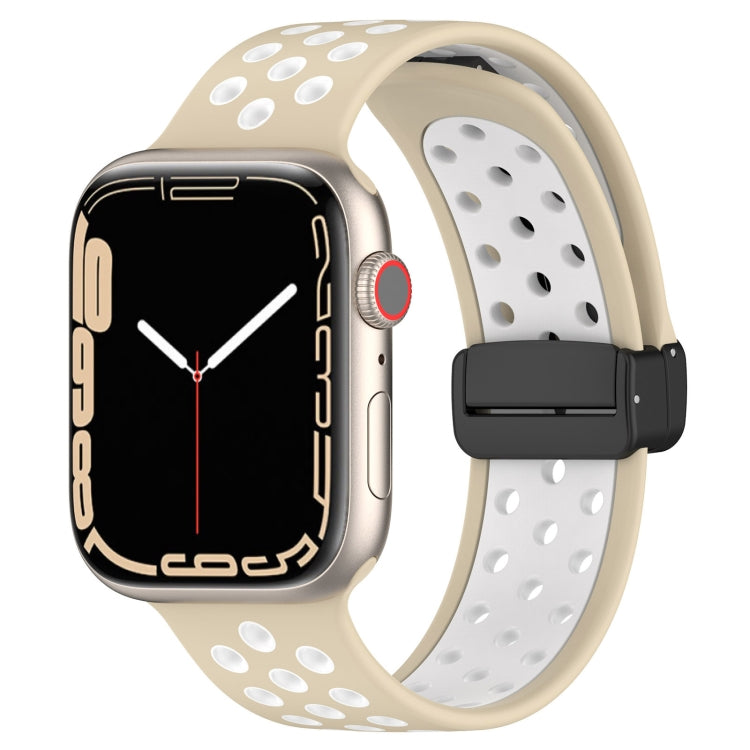 マグネットバックルシリコン製時計バンド、Apple Watch 8 41mm用、Apple Watch 8 45mm用、Apple Watch Ultra 2 49mm用