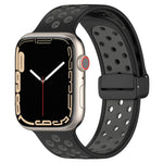 マグネティックバックルシリコンウォッチバンド、Apple Watch 6 44mm用、Apple Watch 5 44mm用、Apple Watch 5 40mm用