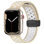 マグネティックバックルシリコンウォッチバンド、Apple Watch 6 44mm用、Apple Watch 5 44mm用、Apple Watch 5 40mm用