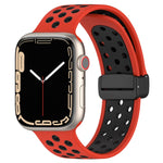 マグネットバックルシリコンウォッチバンド、Apple Watch 42mm用、Apple Watch 38mm用
