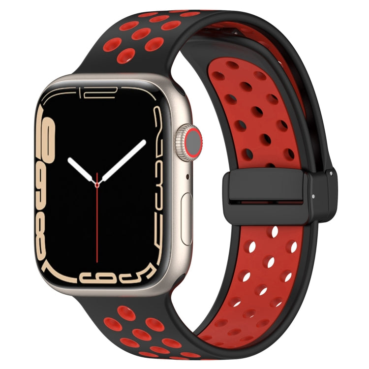 マグネットバックルシリコンウォッチバンド、Apple Watch 42mm用、Apple Watch 38mm用