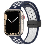 マグネットバックルシリコンウォッチバンド、Apple Watch 42mm用、Apple Watch 38mm用