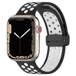 マグネットバックルシリコンウォッチバンド、Apple Watch 42mm用、Apple Watch 38mm用